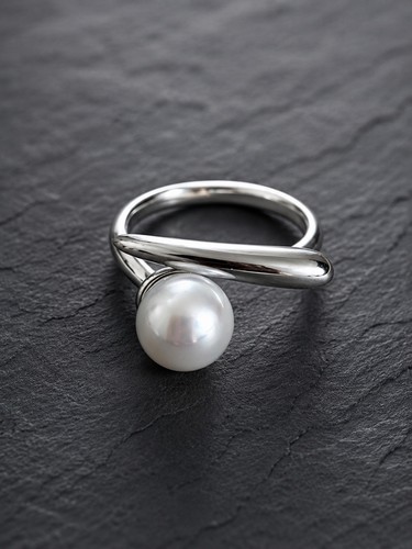 925 silber perlenring - 925,