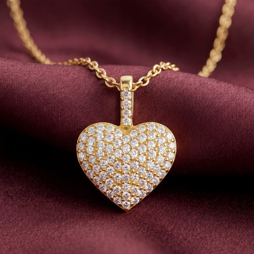 Anhänger herz mit kette - anhänger,
