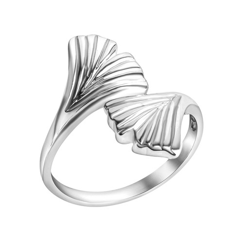 Ring ginkgoblatt sterling - ring,