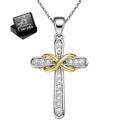 Kette kreuz unendlichkeit 925 - kette,