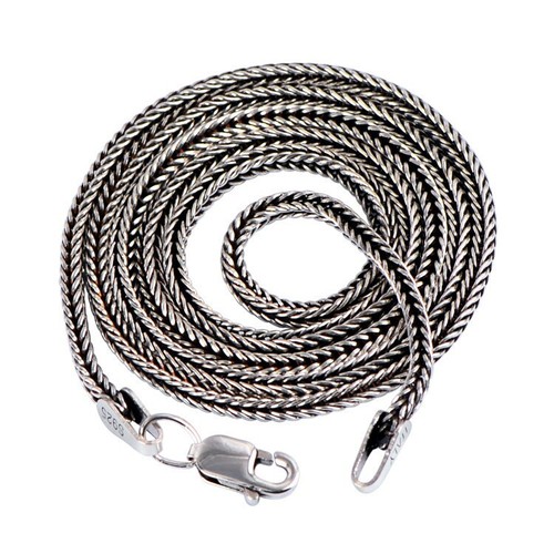 925 silber fuchsschwanzkette - 925,