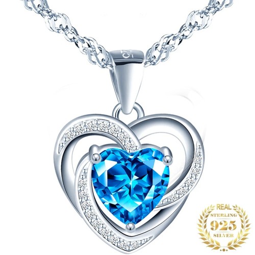Damen halskette herz 925 - damen,