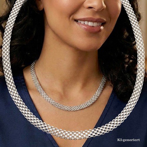 Damen kette collier echt - damen,