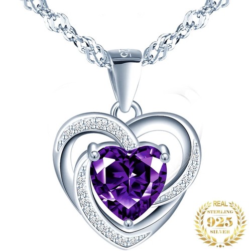 Damen halskette herz 925 - damen,