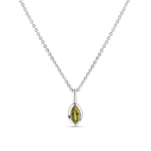 Halskette anhänger peridot - anhänger,