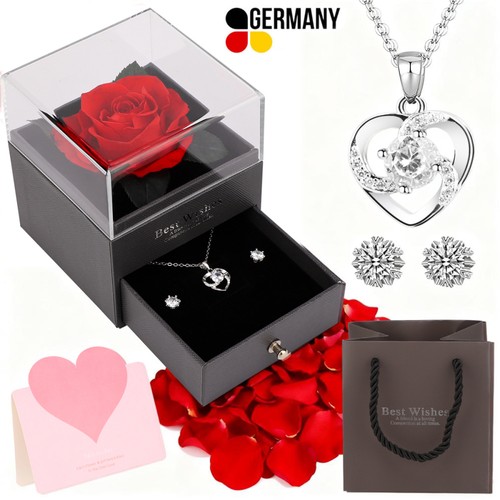 Herz kette mit ohrringe - kette,
