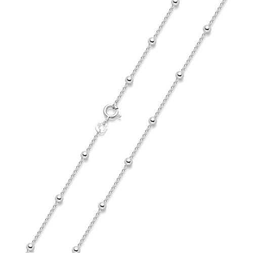 Materia kette mit kugeln 925 - kette,