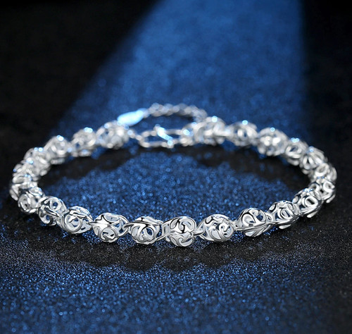 Armband kugeln rosenornament - armband,