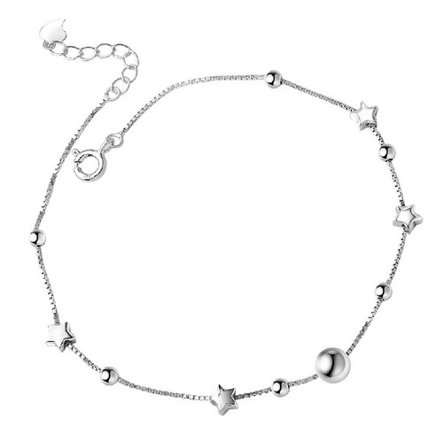 Fusskettchen 925 silber damen - fusskettchen,