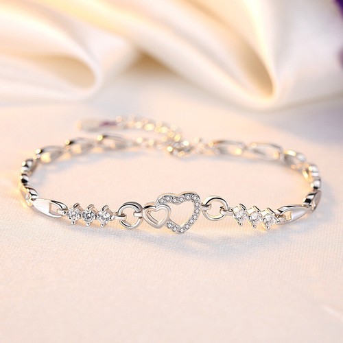 Herz mit zirkonia armband - mit,