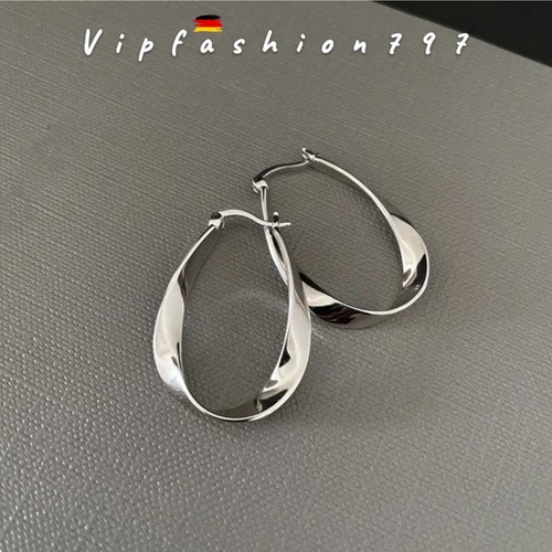 Creolen verdreht 925 silber - 925,