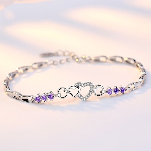 Herz mit zirkonia armband - mit,