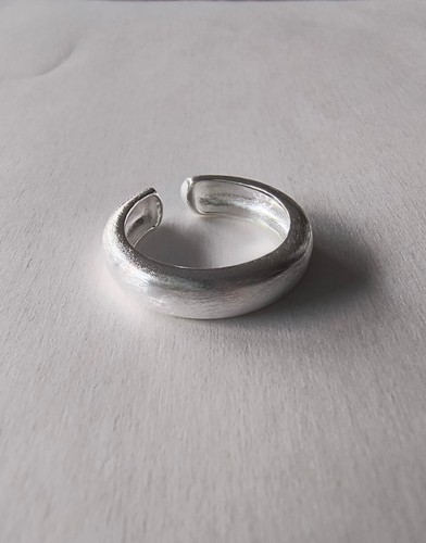 925er silberring matt - 925er,