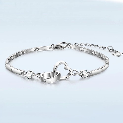 Edler herz armband 925 - herz, silber